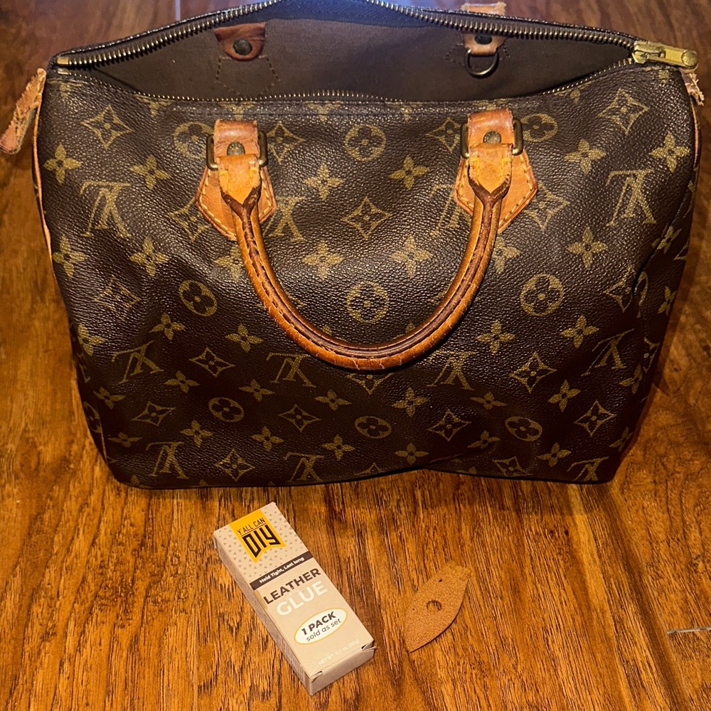 Louis Vuitton Brown Monogram Speedy 30